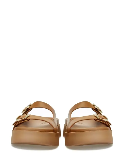 Шлепанцы кожаные SANTONI