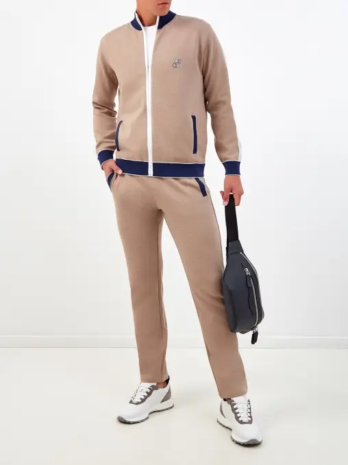 Брюки хлопковые BERTOLO LUXURY MENSWEAR