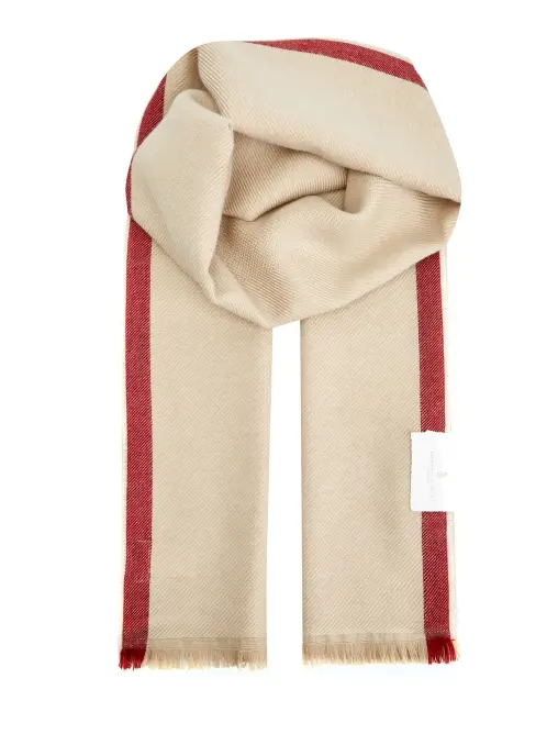Шарф шерстяной BRUNELLO CUCINELLI