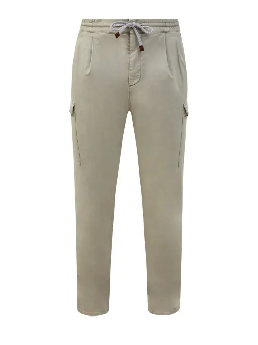 Брюки хлопковые BRUNELLO CUCINELLI