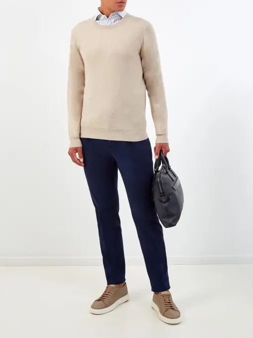 Брюки хлопковые BRUNELLO CUCINELLI