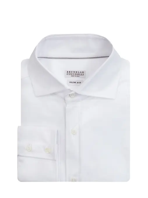 Рубашка хлопковая BRUNELLO CUCINELLI