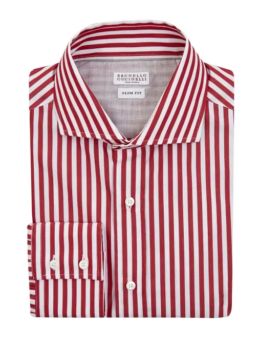 Рубашка хлопковая BRUNELLO CUCINELLI