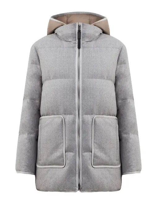 Пуховик шерстяной BRUNELLO CUCINELLI