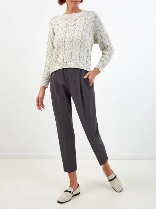Брюки шерстяные BRUNELLO CUCINELLI