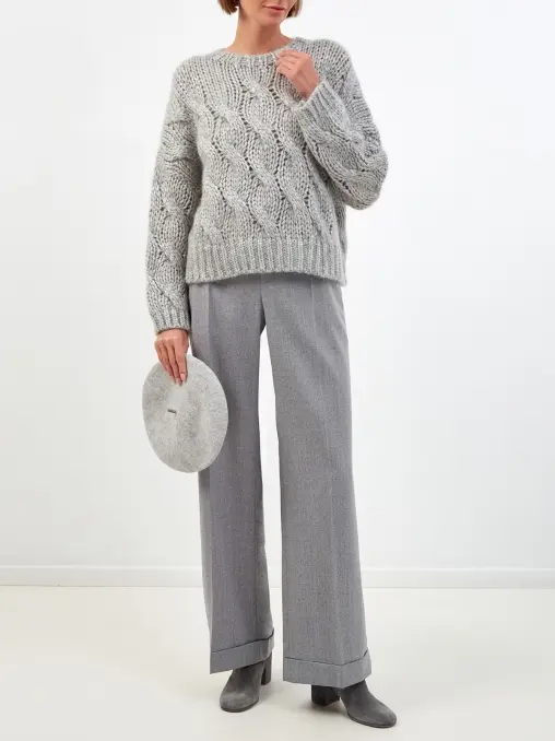 Брюки шерстяные BRUNELLO CUCINELLI