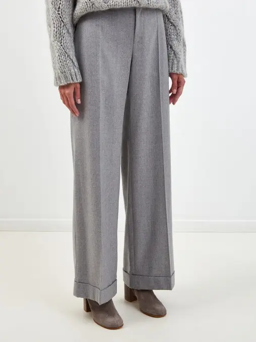 Брюки шерстяные BRUNELLO CUCINELLI
