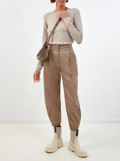 Брюки хлопковые BRUNELLO CUCINELLI