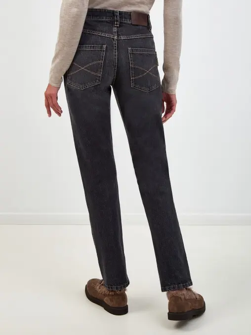 Джинсы хлопковые BRUNELLO CUCINELLI