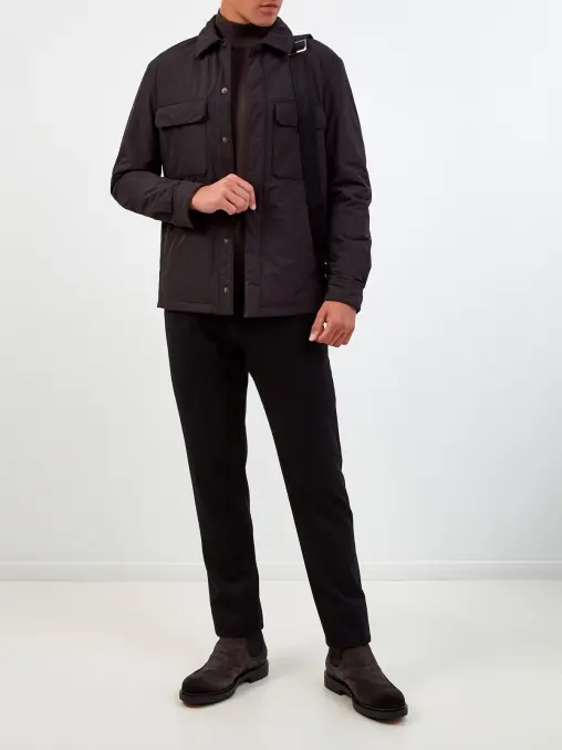 Брюки шерстяные CANALI