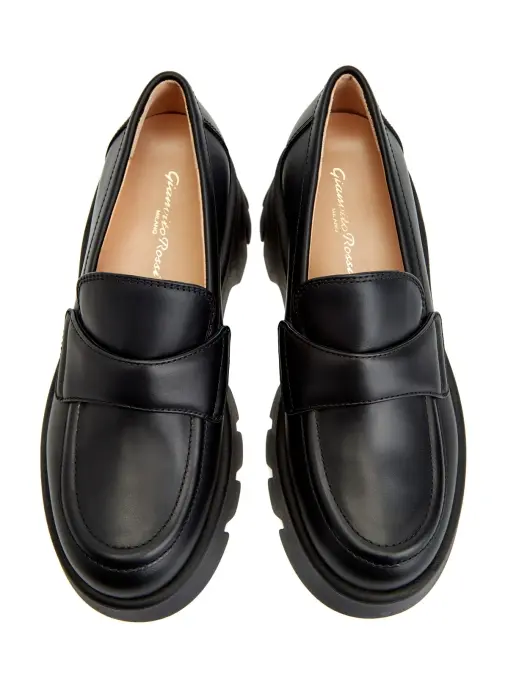 Лоферы кожаные GIANVITO ROSSI