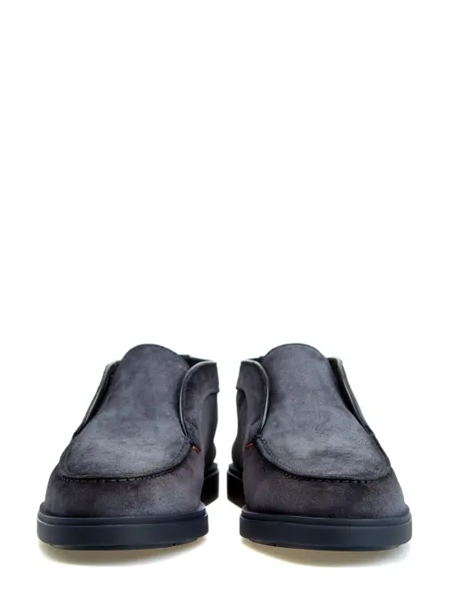 Лоферы замшевые SANTONI