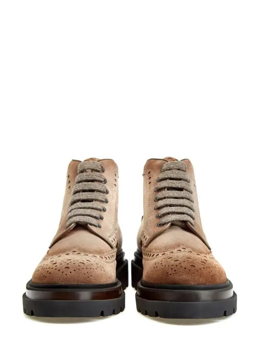 Ботинки замшевые SANTONI