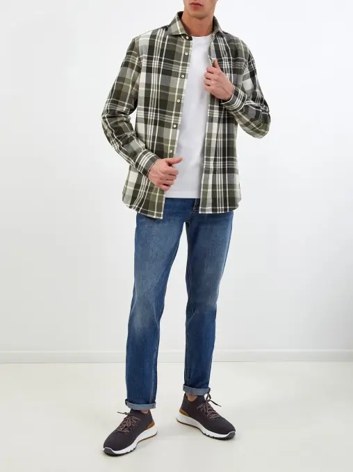 Джинсы хлопковые BRUNELLO CUCINELLI