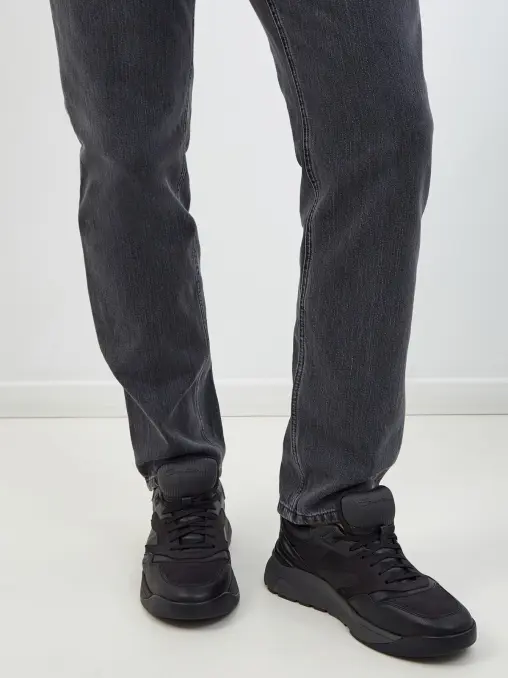Кроссовки кожаные SANTONI