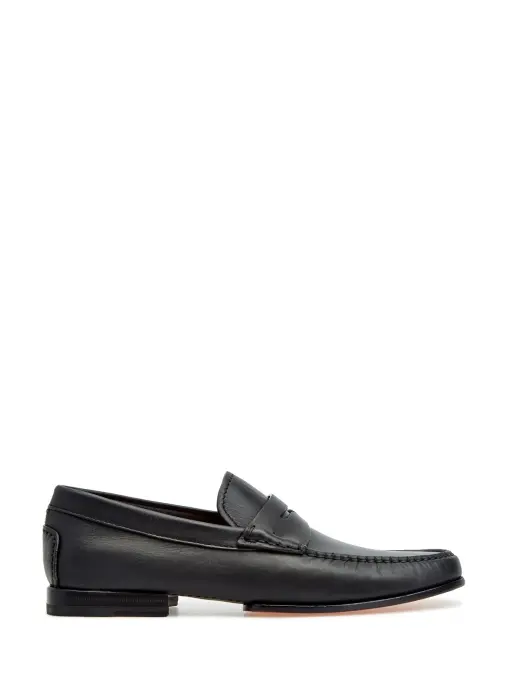 Лоферы кожаные SANTONI