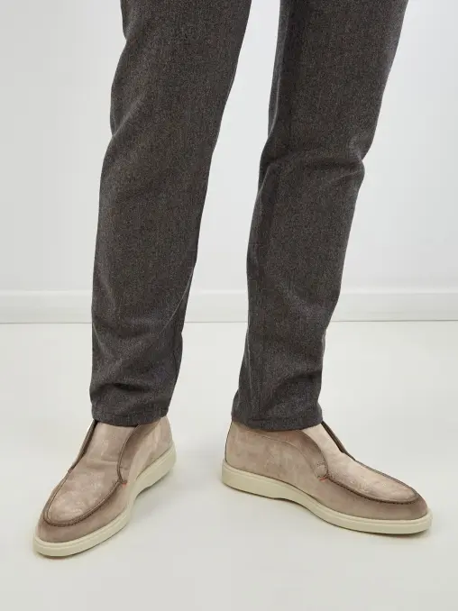 Ботинки замшевые SANTONI