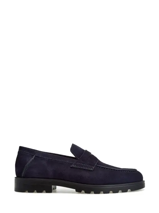 Лоферы замшевые SANTONI