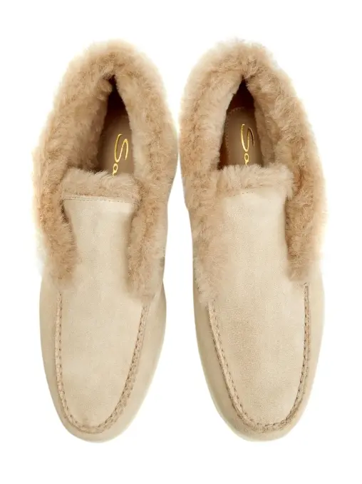 Ботинки замшевые SANTONI