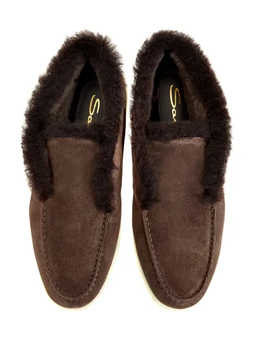 Ботинки замшевые SANTONI