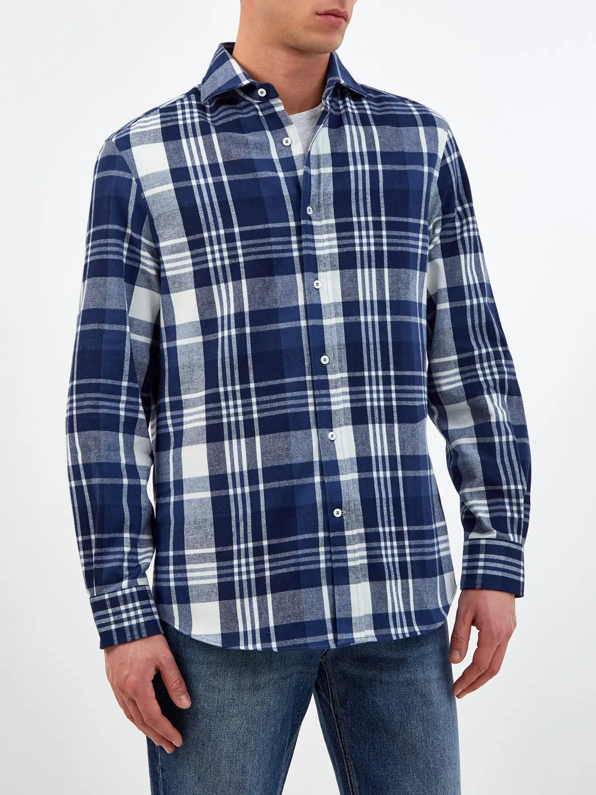 Рубашка Easy Fit хлопковая