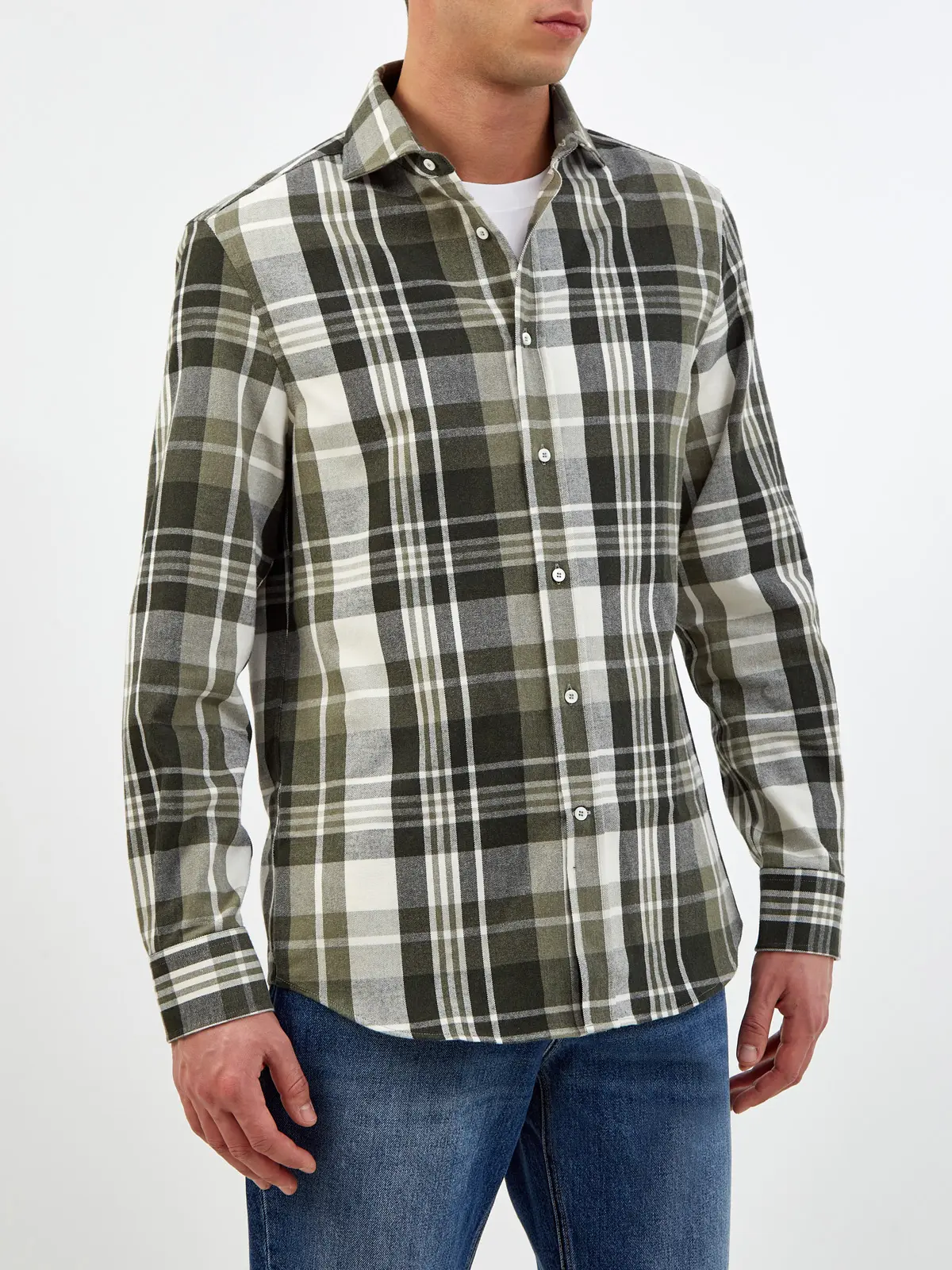Рубашка Easy Fit хлопковая