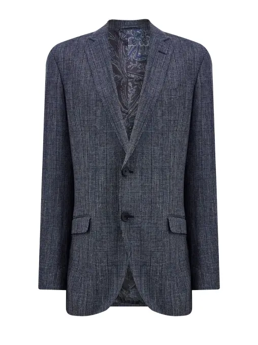 Пиджак из шерсти и хлопка ETRO