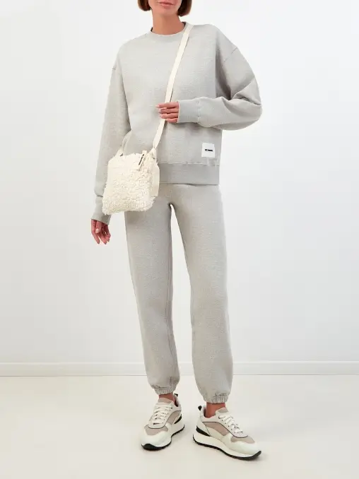 Брюки хлопковые JIL SANDER