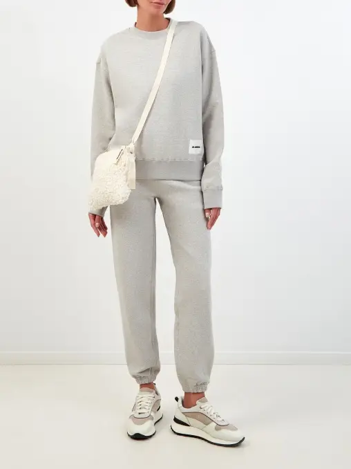Свитшот хлопковый JIL SANDER