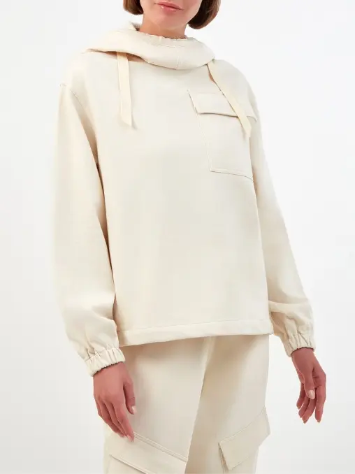 Худи хлопковое JIL SANDER