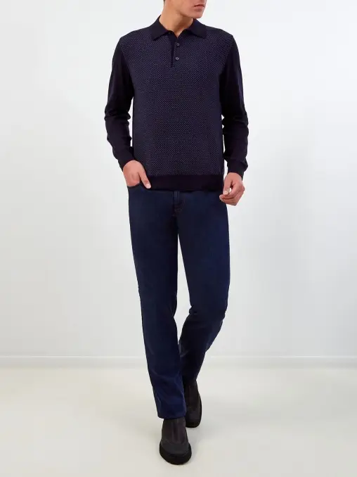 Поло шерстяное CANALI