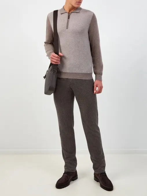 Брюки шерстяные CANALI