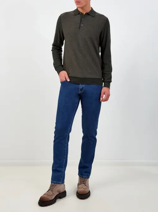 Джинсы хлопковые CANALI