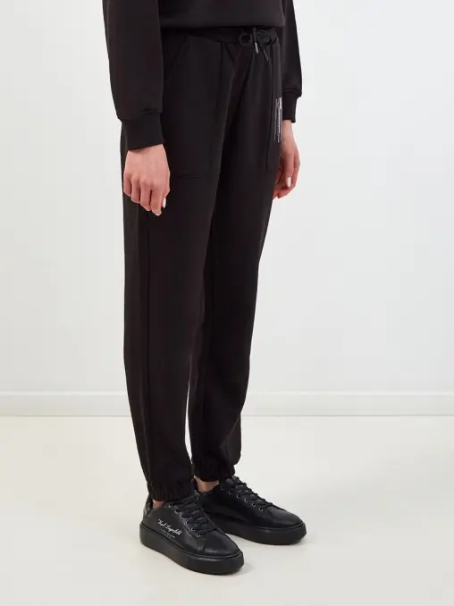 Брюки хлопковые KARL LAGERFELD