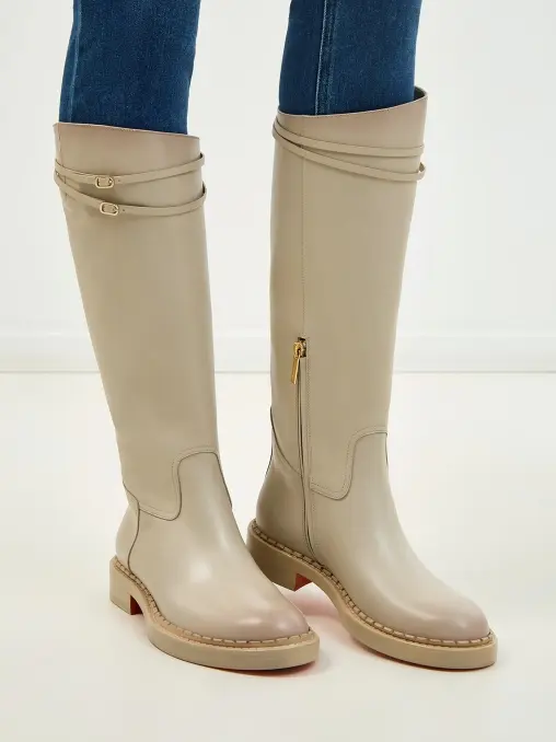 Сапоги кожаные SANTONI