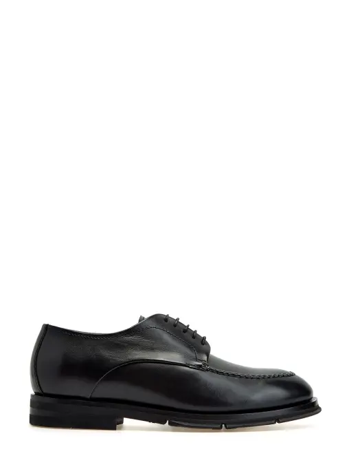 Дерби кожаные на меху SANTONI