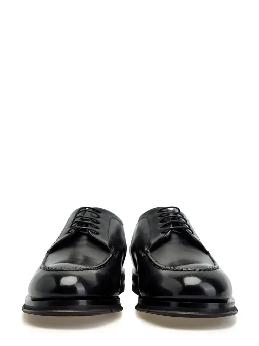 Дерби кожаные на меху SANTONI
