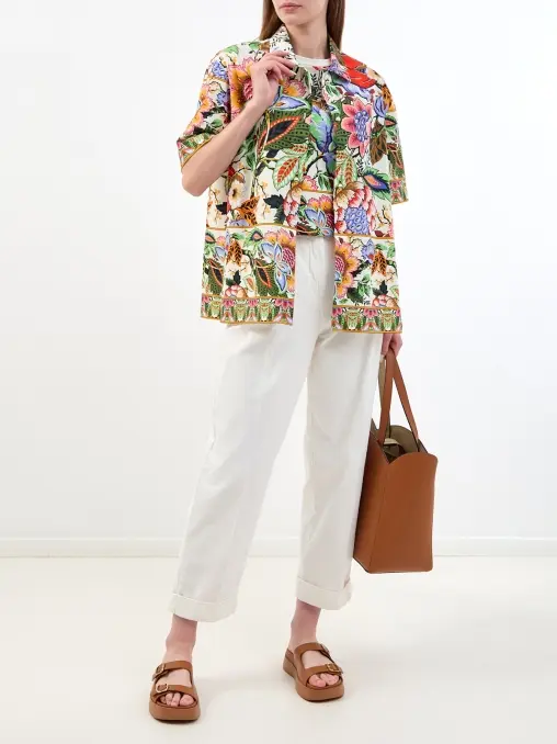 Брюки хлопковые ETRO