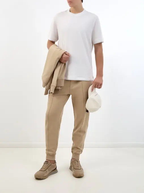Брюки хлопковые BRUNELLO CUCINELLI