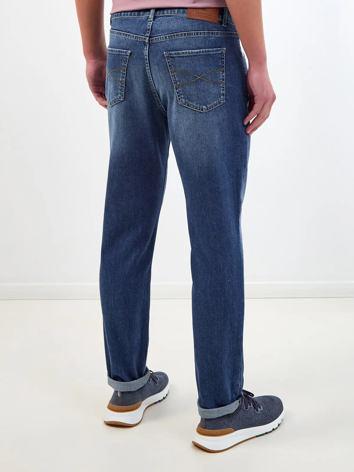 Джинсы Slim Fit хлопковые