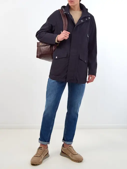 Куртка однотонная BRUNELLO CUCINELLI