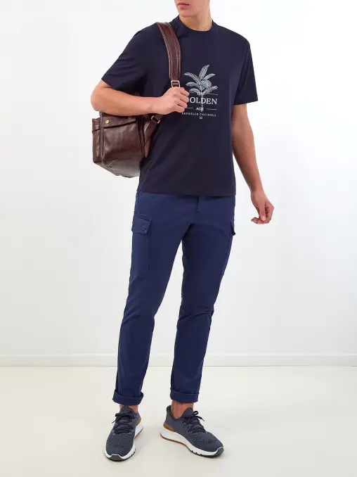 Футболка хлопковая BRUNELLO CUCINELLI