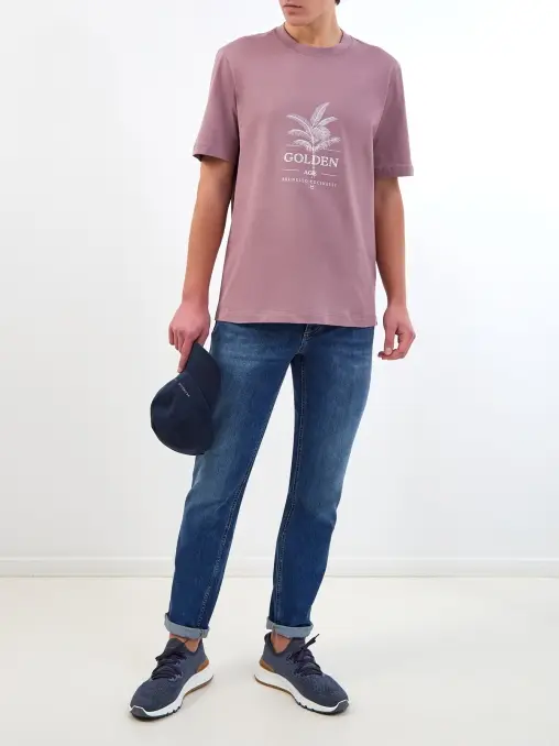Футболка хлопковая BRUNELLO CUCINELLI