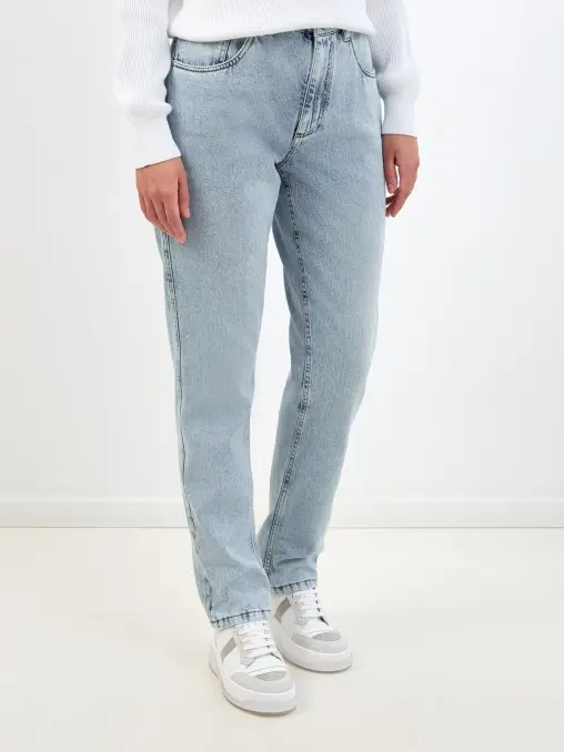 Джинсы хлопковые BRUNELLO CUCINELLI