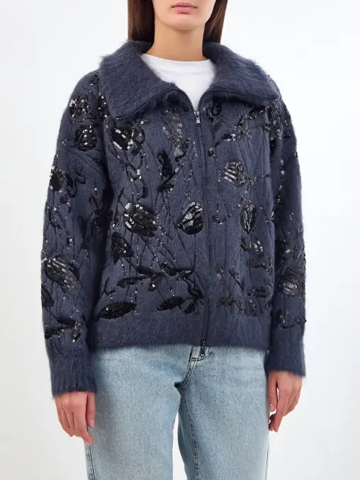 Кардиган мохеровый BRUNELLO CUCINELLI