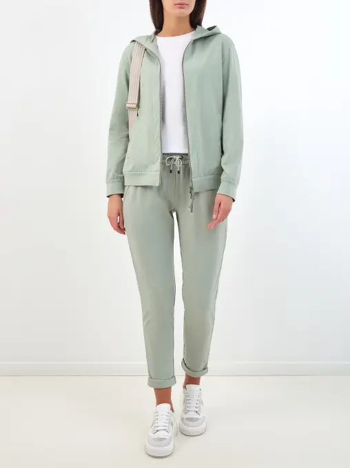 Брюки хлопковые BRUNELLO CUCINELLI
