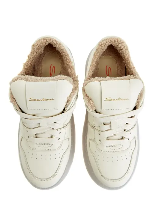 Кеды кожаные SANTONI