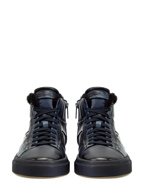 Кеды кожаные SANTONI