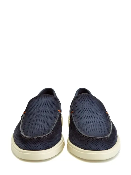 Лоферы кожаные SANTONI