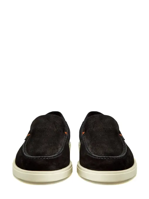 Лоферы замшевые SANTONI